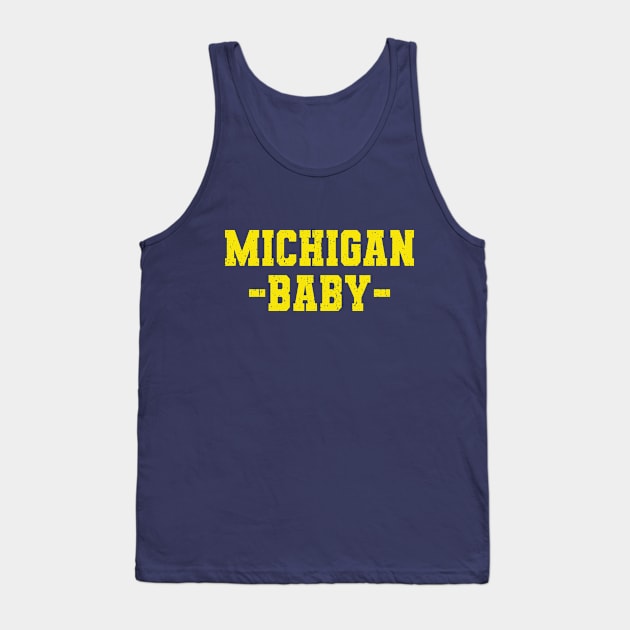 Michigan Baby Tank Top by Souben